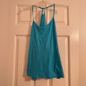 Fabletics spaghetti strap blue shirt-size XXL